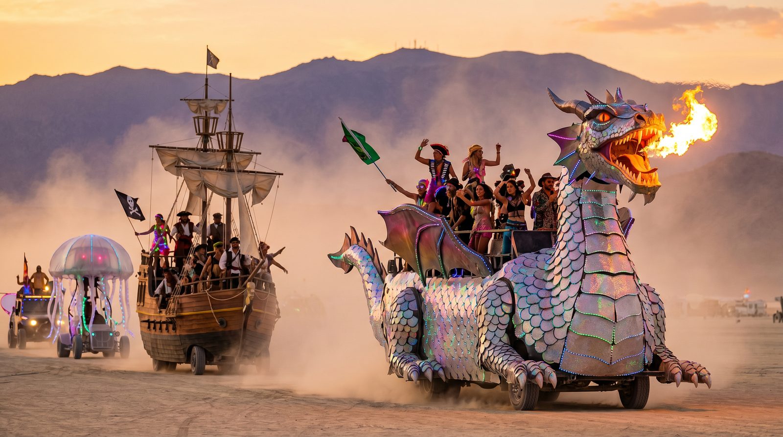 Art Cars on the Playa